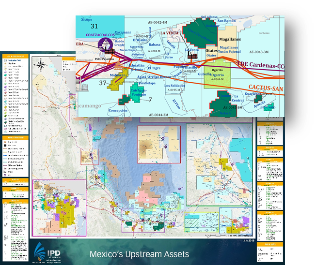 IPD Latin America Mexico Oil & Gas Maps